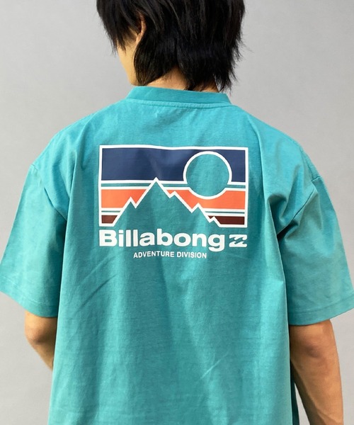 BILLABONG（ビラボン）の「【Web限定】ムラサスポーツ別注 BILLABONG/ビラボン ADIV LOGO ビックシルエット アウトドアデザイン バックプリントTシャツ BD011-279（Tシャツ/カットソー・メンズ・ブラック/グリーン/ホワイト/ブラウン・M/L/XL）」の4枚目の写真