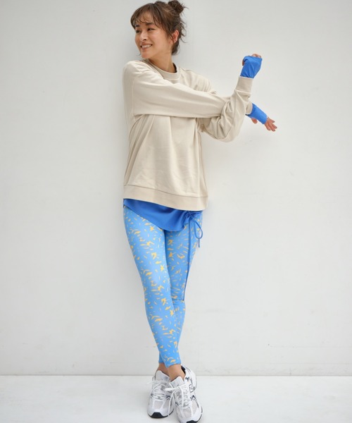 emmi（エミ）の「【emmi yoga】ボタニカルアートプリントレギンス