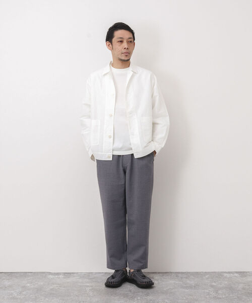 NOLLEY'S goodman(ノーリーズグッドマン)の「RAILROAD JACKET カバーオール シャツジャケット(カバーオール・メンズ・ダークネイビー/ホワイト・S/M/L)」の11枚目の写真