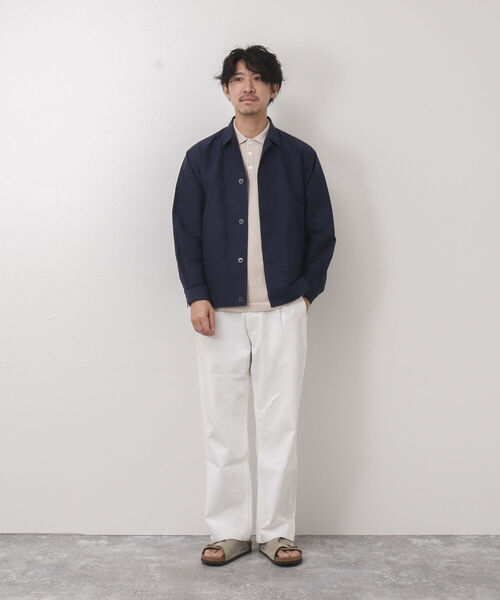 NOLLEY'S goodman(ノーリーズグッドマン)の「RAILROAD JACKET カバーオール シャツジャケット(カバーオール・メンズ・ダークネイビー/ホワイト・S/M/L)」の12枚目の写真