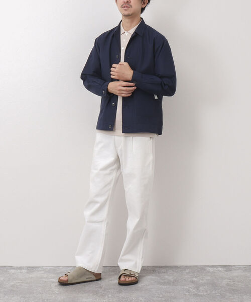 NOLLEY'S goodman(ノーリーズグッドマン)の「RAILROAD JACKET カバーオール シャツジャケット(カバーオール・メンズ・ダークネイビー/ホワイト・S/M/L)」の21枚目の写真