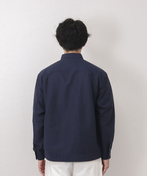 NOLLEY'S goodman(ノーリーズグッドマン)の「RAILROAD JACKET カバーオール シャツジャケット(カバーオール・メンズ・ダークネイビー/ホワイト・S/M/L)」の5枚目の写真