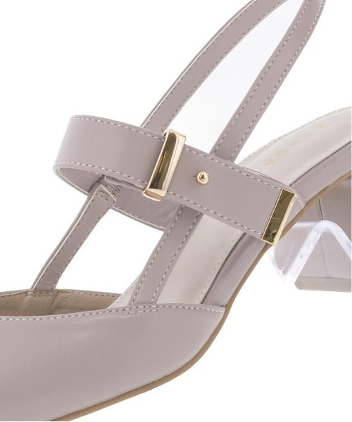 RANDA（ランダ）の「ゴールドパーツバックストラップパンプス（パンプス・レディース・ベージュ/アイボリー/パープル/ブラック/グレイッシュベージュ/ピンク/クリーム・L/LL/S/M）」の19枚目の写真