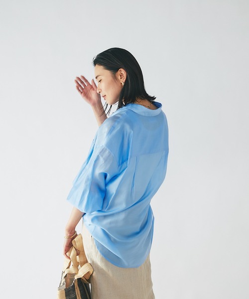 RIVE DROITE（リヴドロワ）の「女性らしさが魅力のシアー素材
