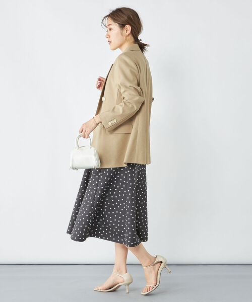 NOLLEY'S（ノーリーズ）の「ウォッシャブル麻混ダブルジャケット