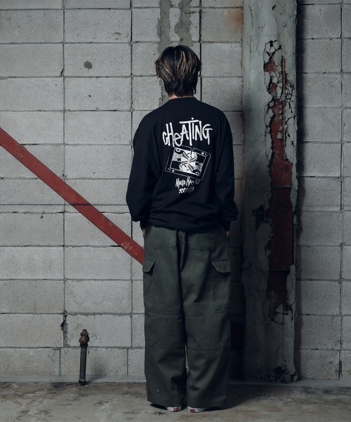 kutir（クティール）の「M-47ミリタリーワイドカーゴパンツ（カーゴパンツ・メンズ・ブラック/カーキ・X-SMALL/SMALL/LARGE/MEDIUM）」の13枚目の写真