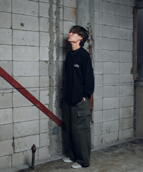 kutir（クティール）の「M-47ミリタリーワイドカーゴパンツ（カーゴパンツ・メンズ・ブラック/カーキ・X-SMALL/SMALL/LARGE/MEDIUM）」の11枚目の写真
