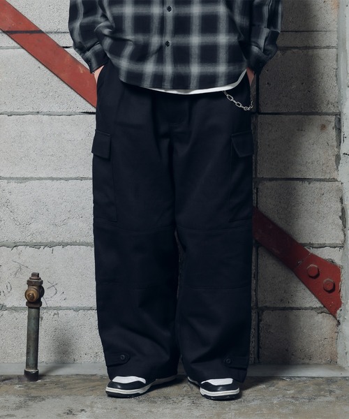 kutir（クティール）の「M-47ミリタリーワイドカーゴパンツ（カーゴパンツ・メンズ・ブラック/カーキ・X-SMALL/SMALL/LARGE/MEDIUM）」の22枚目の写真
