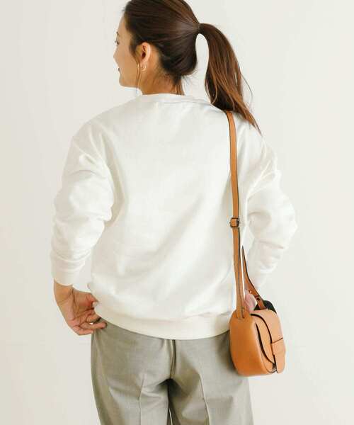 URBAN RESEARCH（アーバンリサーチ）の「ナイロン裏毛クルーネックスウェット（スウェット・メンズ・グリーン系その他/オフホワイト/ブラック/チャコールグレー・LARGE/MEDIUM/SMALL）」の14枚目の写真