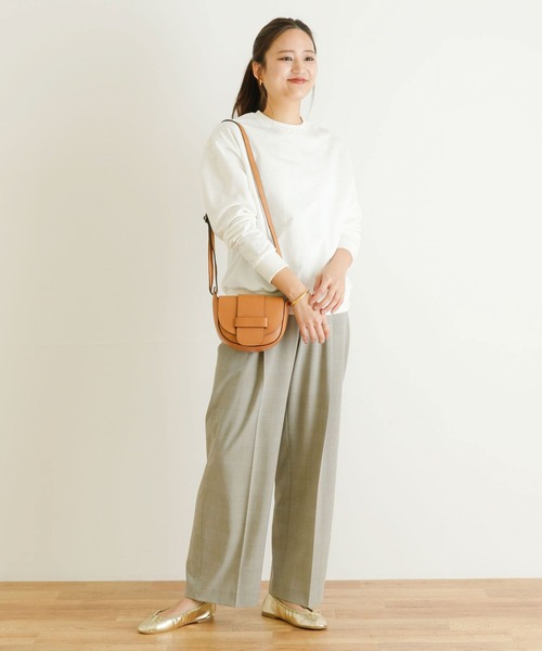 URBAN RESEARCH（アーバンリサーチ）の「ナイロン裏毛クルーネックスウェット（スウェット・メンズ・グリーン系その他/オフホワイト/ブラック/チャコールグレー・LARGE/MEDIUM/SMALL）」の17枚目の写真