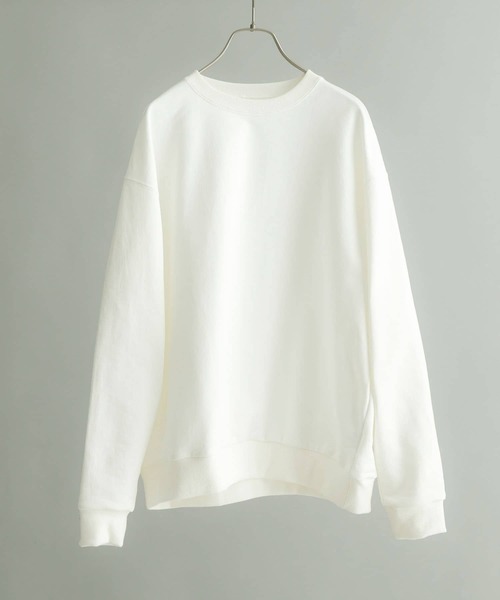 URBAN RESEARCH（アーバンリサーチ）の「ナイロン裏毛クルーネックスウェット（スウェット・メンズ・グリーン系その他/オフホワイト/ブラック/チャコールグレー・LARGE/MEDIUM/SMALL）」の18枚目の写真