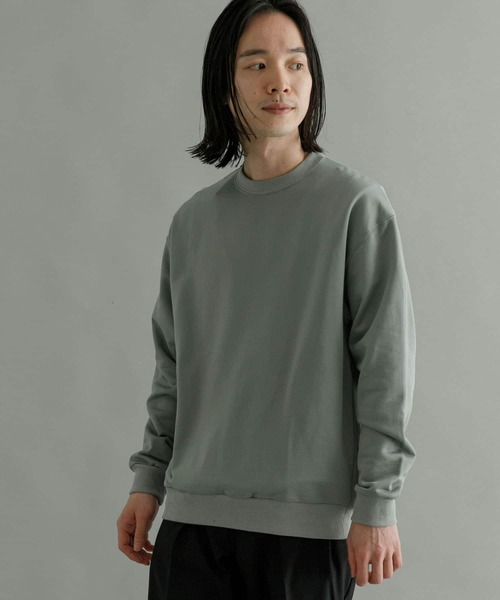 URBAN RESEARCH（アーバンリサーチ）の「ナイロン裏毛クルーネックスウェット（スウェット・メンズ・グリーン系その他/オフホワイト/ブラック/チャコールグレー・LARGE/MEDIUM/SMALL）」の19枚目の写真