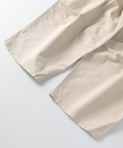 SETTO（セット）の「DOKONO PANTS：ワイドタックパンツ（その他パンツ・レディース・キナリ/ブラック・XS/S/M）」の19枚目の写真