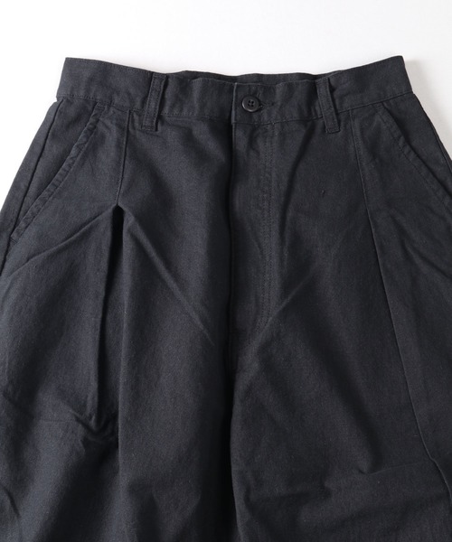 SETTO（セット）の「DOKONO PANTS：ワイドタックパンツ（その他パンツ・レディース・キナリ/ブラック・XS/S/M）」の21枚目の写真