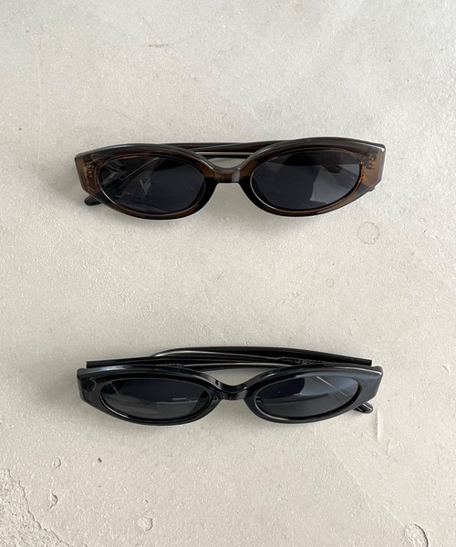 SHAGGIE（シャギー）の「ヴィンテージラウンドサングラス（サングラス・レディース・ブラック/ブラウン・FREE）」の5枚目の写真