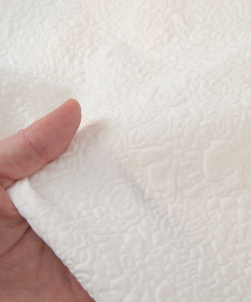 UR'S（ユアーズ）の「ふくれｼﾞｬｶﾞｰﾄﾞﾎﾙﾀｰｷｬﾐﾜﾝﾋﾟｰｽ（ワンピース・レディース・ホワイト/ブラック・S/M/L）」の19枚目の写真