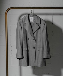 ANOGH（アノフ）の「STRIPED DOUBLE BREASTED JACKET（テーラードジャケット）」