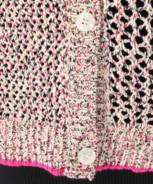 niko and...（ニコアンド）の「2WAYミックスメッシュプルオーバー&カーディガン（ニット/セーター・レディース・ピンク/ブルー/アイボリー・FREE）」の22枚目の写真