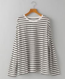 A part by | シアーボーダーロンTEE(Tシャツ/カットソー)