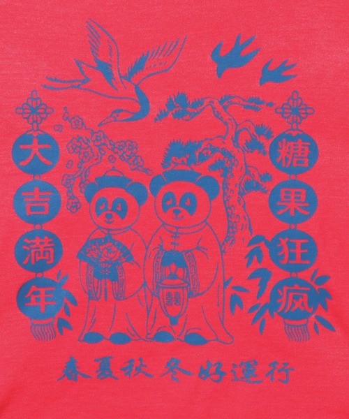 Candy Stripper（キャンディストリッパー）の「CHINA PEPE Tシャツ（Tシャツ/カットソー・レディース・ピンク/ブラック/レッド/オフホワイト・2/3/4）」の20枚目の写真