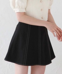 archives | 配色ステッチフレアミニスカート(スカート)