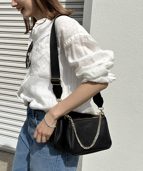 FRAMeWORK（フレームワーク）の「【AULENTTI/オウレンティ】3SET バッグ（ショルダーバッグ・レディース・ブラウン/ブラック・FREE）」の6枚目の写真