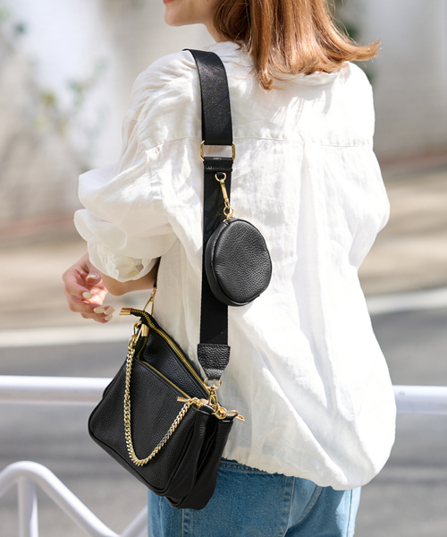 FRAMeWORK（フレームワーク）の「【AULENTTI/オウレンティ】3SET バッグ（ショルダーバッグ・レディース・ブラウン/ブラック・FREE）」の7枚目の写真