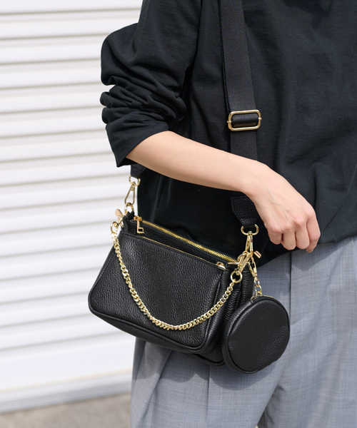 FRAMeWORK（フレームワーク）の「【AULENTTI/オウレンティ】3SET バッグ（ショルダーバッグ・レディース・ブラウン/ブラック・FREE）」の12枚目の写真