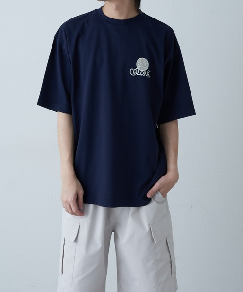 COLONY 2139(コロニートゥーワンスリーナイン)の「ロゴ刺繍MIXプリント半袖T(Tシャツ/カットソー・メンズ・ネイビー/ホワイト/ブラック・MEDIUM/LARGE)」の18枚目の写真