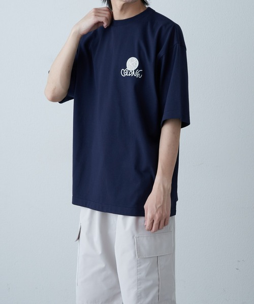 COLONY 2139(コロニートゥーワンスリーナイン)の「ロゴ刺繍MIXプリント半袖T(Tシャツ/カットソー・メンズ・ネイビー/ホワイト/ブラック・MEDIUM/LARGE)」の19枚目の写真