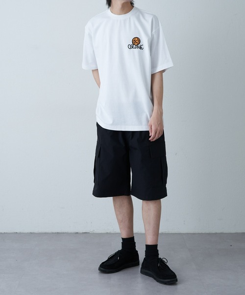COLONY 2139(コロニートゥーワンスリーナイン)の「ロゴ刺繍MIXプリント半袖T(Tシャツ/カットソー・メンズ・ネイビー/ホワイト/ブラック・MEDIUM/LARGE)」の5枚目の写真