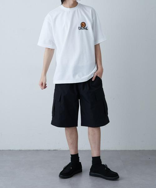 COLONY 2139(コロニートゥーワンスリーナイン)の「ロゴ刺繍MIXプリント半袖T(Tシャツ/カットソー・メンズ・ネイビー/ホワイト/ブラック・MEDIUM/LARGE)」の7枚目の写真