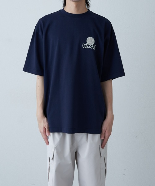 COLONY 2139(コロニートゥーワンスリーナイン)の「ロゴ刺繍MIXプリント半袖T(Tシャツ/カットソー・メンズ・ネイビー/ホワイト/ブラック・MEDIUM/LARGE)」の12枚目の写真