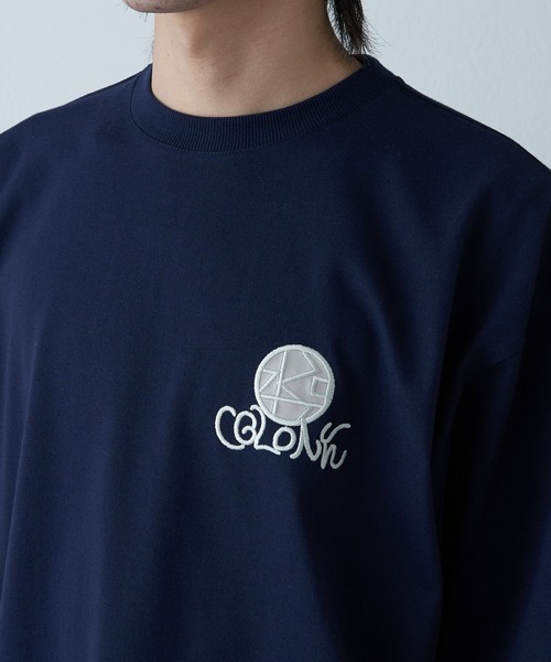 COLONY 2139(コロニートゥーワンスリーナイン)の「ロゴ刺繍MIXプリント半袖T(Tシャツ/カットソー・メンズ・ネイビー/ホワイト/ブラック・MEDIUM/LARGE)」の15枚目の写真