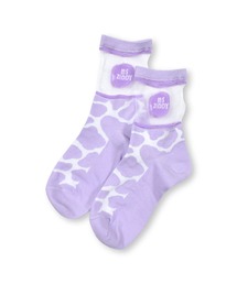 ZIDDY/日本製カウ柄ソックス (19~24cm)