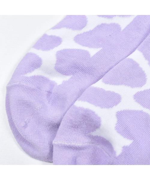 ZIDDY(ジディ)の「ZIDDY/日本製カウ柄ソックス (19~24cm)(ソックス/靴下・キッズ・グリーン/パープル・19/22)」の14枚目の写真