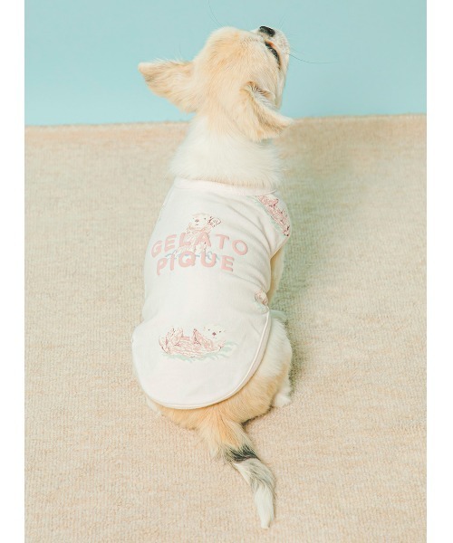 GELATO PIQUE 犬刺繍ルームウェアセット 公式】gelato pique CAT & DOG（ジェラート ピケ キャット