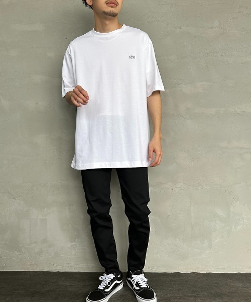 LACOSTE/ラコステ] ワンポイントロゴ クルーネックTシャツ（T