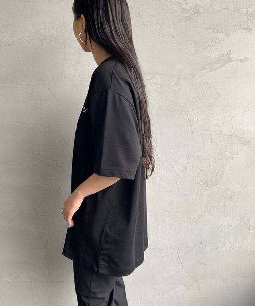 LACOSTE/ラコステ] ワンポイントロゴ クルーネックTシャツ（Tシャツ