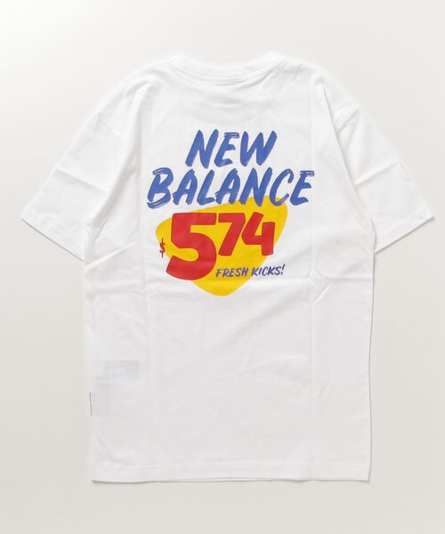 NEW BALANCE(ニューバランス)の「NB Essentials 574ショートスリーブTシャツ(Tシャツ/カットソー・メンズ・ホワイト/ブラック・SMALL/XX-LARGE/MEDIUM/LARGE/X-LARGE)」の14枚目の写真
