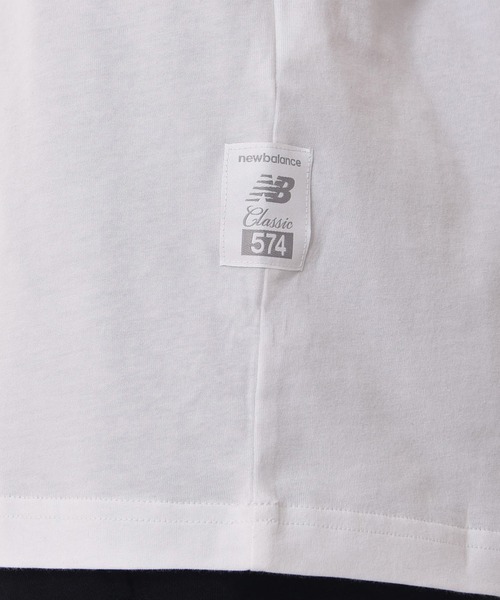 NEW BALANCE(ニューバランス)の「NB Essentials 574ショートスリーブTシャツ(Tシャツ/カットソー・メンズ・ホワイト/ブラック・SMALL/XX-LARGE/MEDIUM/LARGE/X-LARGE)」の7枚目の写真