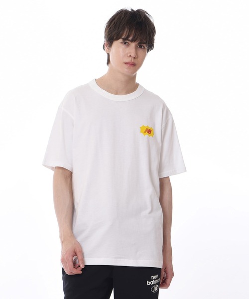 NEW BALANCE(ニューバランス)の「NB Essentials 574ショートスリーブTシャツ(Tシャツ/カットソー・メンズ・ホワイト/ブラック・SMALL/XX-LARGE/MEDIUM/LARGE/X-LARGE)」の3枚目の写真