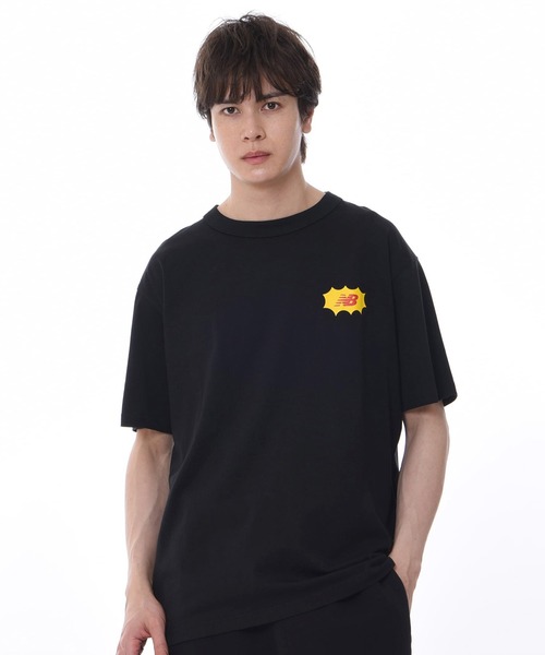 NEW BALANCE(ニューバランス)の「NB Essentials 574ショートスリーブTシャツ(Tシャツ/カットソー・メンズ・ホワイト/ブラック・SMALL/XX-LARGE/MEDIUM/LARGE/X-LARGE)」の8枚目の写真