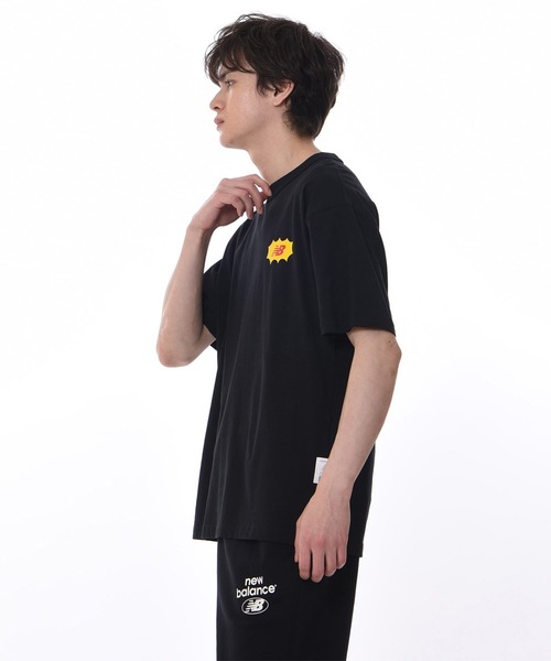 NEW BALANCE(ニューバランス)の「NB Essentials 574ショートスリーブTシャツ(Tシャツ/カットソー・メンズ・ホワイト/ブラック・SMALL/XX-LARGE/MEDIUM/LARGE/X-LARGE)」の9枚目の写真