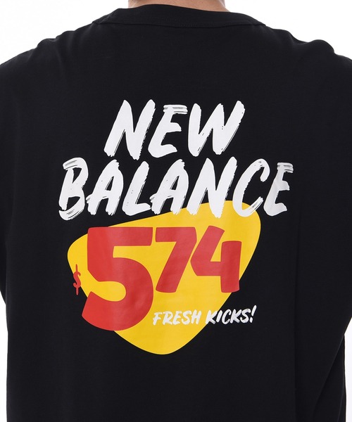 NEW BALANCE(ニューバランス)の「NB Essentials 574ショートスリーブTシャツ(Tシャツ/カットソー・メンズ・ホワイト/ブラック・SMALL/XX-LARGE/MEDIUM/LARGE/X-LARGE)」の10枚目の写真