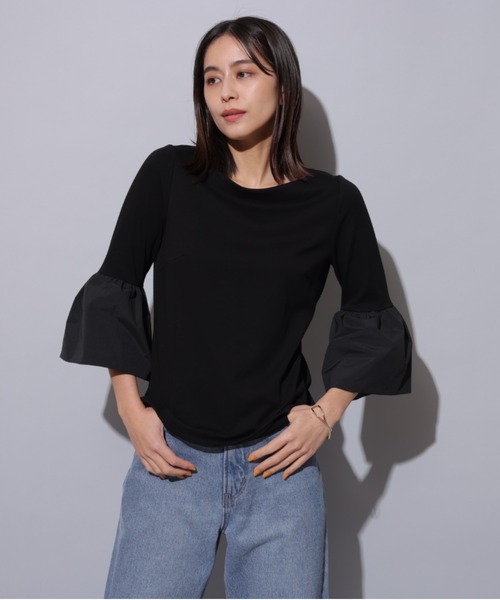 Mystrada（マイストラーダ）の「袖フレアカットソー（Tシャツ