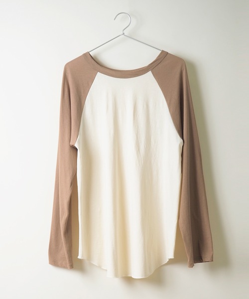 Crisp（クリスプ）の「シアーラグランTシャツ（Tシャツ/カットソー・レディース・ブラウン/パープル・FREE）」の21枚目の写真