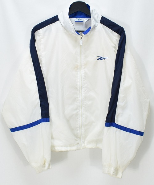 Reebok(リーボック)の「【ヴィンテージ古着】90's Reebok / リーボック フルジップ ナイロンジャケット(ナイロンジャケット・レディース・ホワイト・LARGE)」の2枚目の写真