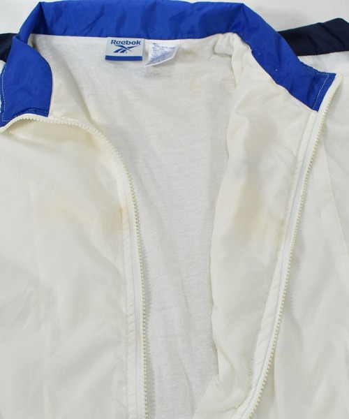 Reebok(リーボック)の「【ヴィンテージ古着】90's Reebok / リーボック フルジップ ナイロンジャケット(ナイロンジャケット・レディース・ホワイト・LARGE)」の10枚目の写真