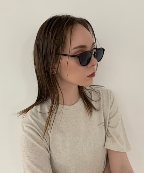 Didot.showroom（ディドット ショールーム）の「UVカット ボストンクリアカラーサングラス（サングラス・レディース・ブラック/ブラウン/レオパード/イエロー/ブルー・FREE）」の2枚目の写真